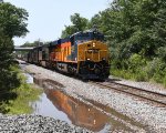 CSX 1973 is the leader on intermodal I032 just east of TL MP 50